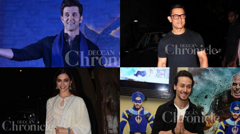 B-town heavyweights are busy with their respective film schedules.