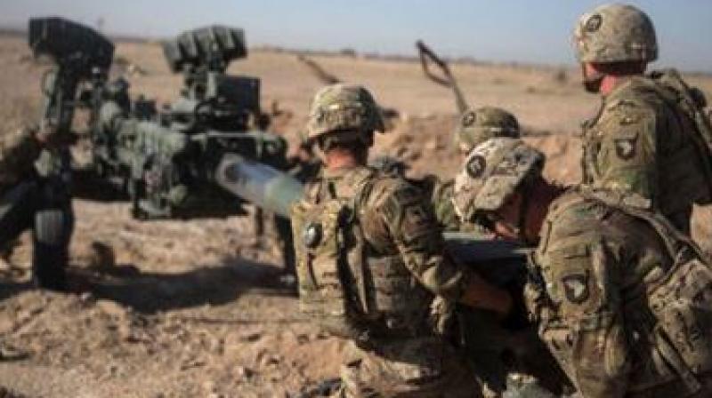 US soldiers with M-777 howitzer at Bost Airfield in Afghanistan. (Photo: AP | File)