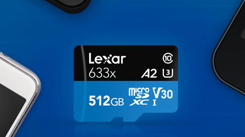 The high-performance 633x microSD are speed rated at Class 10.