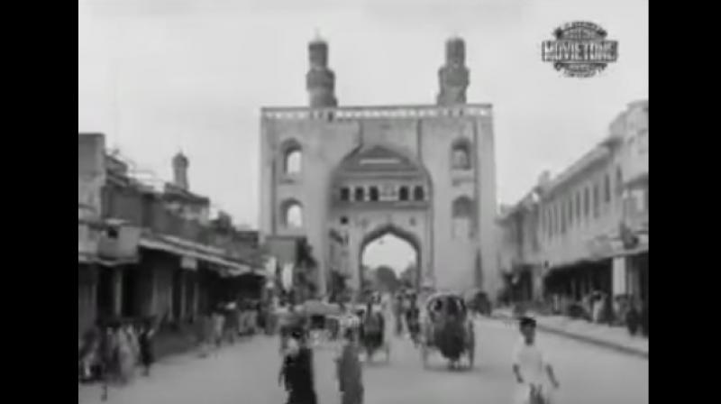 You might be able to recognise important historical landmarks like the Charminar, Golconda Fort, and the Chowmahalla Palace featured in the short film. (Credit: YouTube)