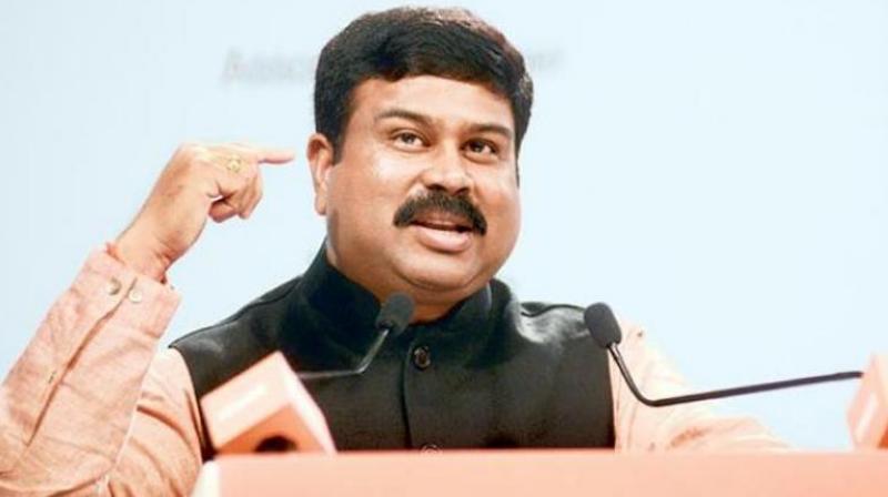 Union minister for petroleum and natural gas Dharmendra Pradhan