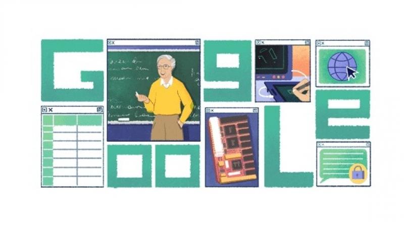 Google Doodle pays tribute to computer scientist Michael Dertouzos. (Photo: Google Doodle)