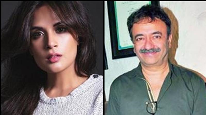 Richa Chadha and Rajkumar Hirani