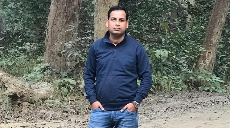 Police said Vivek Tiwari, who was in his car with his former colleague Sana Khan, on seeing police tried to flee and rammed his car against a wall. (Photo: Facebook Screengrab | vivek.tiwari)