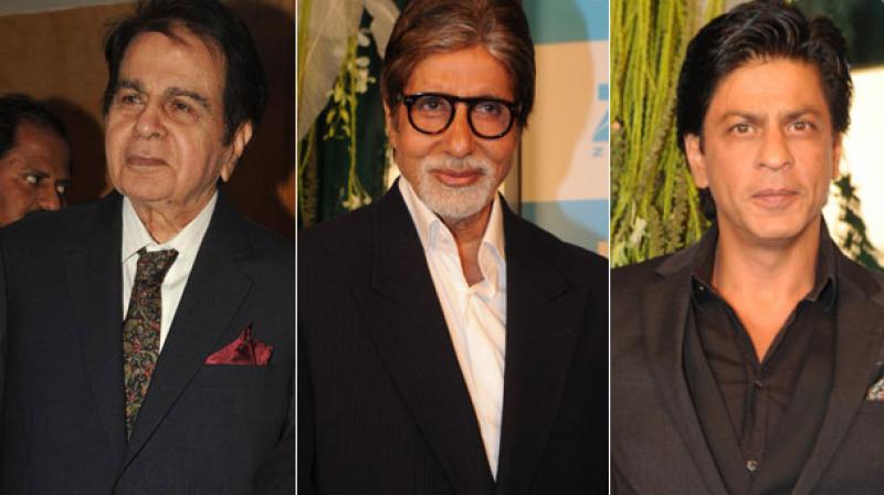 Dilip Kumar, Amitabh Bachchan and Shah Rukh Khan had shot for a magazine cover together few years.