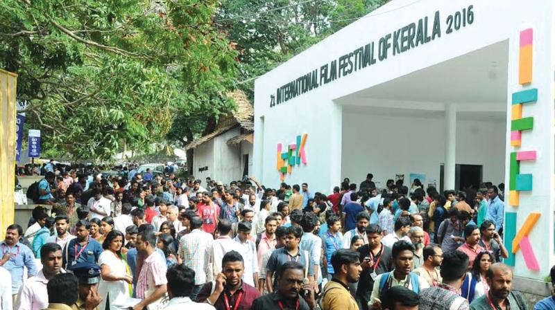 Crowds at International Film Festival of Kerala. (Photo: DC)