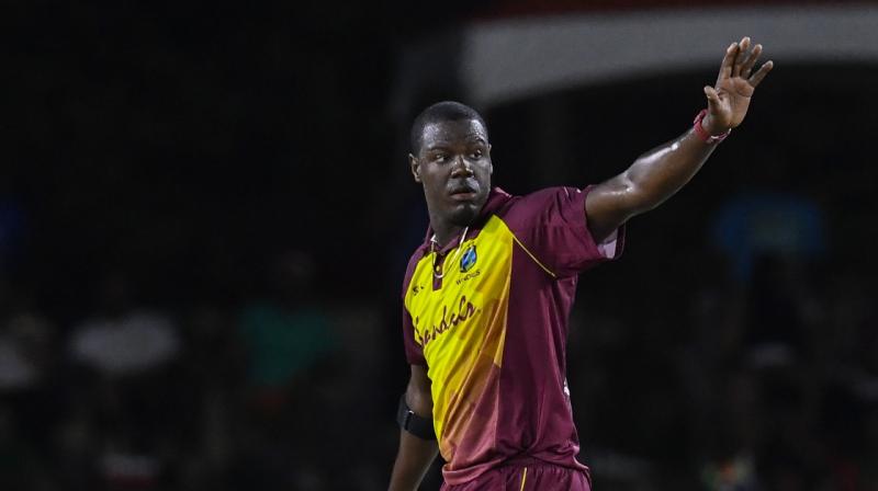 \I mean, three-nought looks bad, and it looks embarrassing for me as captain as well. But the performances and fight we gave and the fact that we came together to use our resources to the best of our abilities was the hallmark for this short series for me,\ Carlos Brathwaite said. (Photo: AFP)