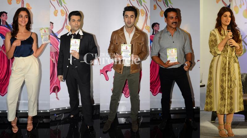 Akshay, Ranbir, Alia, KJo grace Twinkles book launch