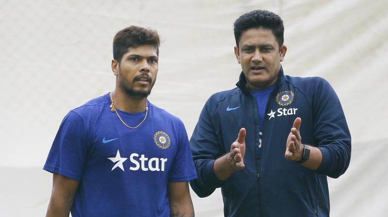 \It is credit to him whichever spell he comes to bowl, he has contributed by picking up those breakthroughs,\ said Anil Kumble while praising Umesh Yadav. (Photo