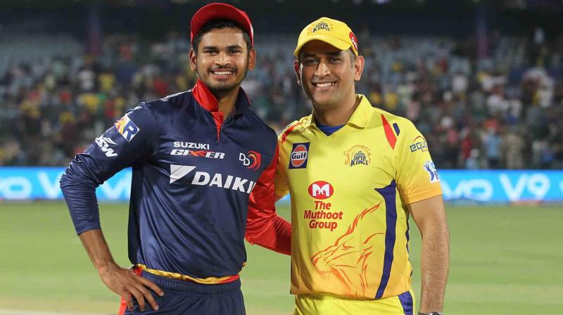 Although Dhoni and his team had a night to forget, the former India captain and the current CSK skipper had a moment where he had a feat of laughter. (Photo: BCCI)