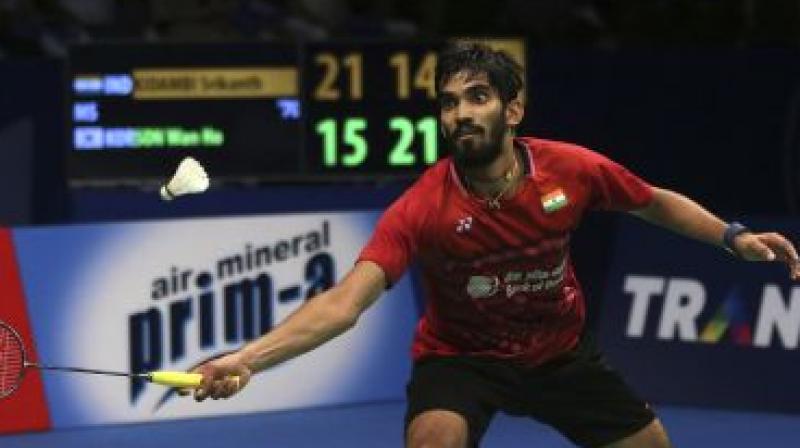 25-year-old Kidambi Srikanth has been in sensational form this season as he became the first Indian shuttler to reach four Super Series finals in a year, clinching three titles to surpass Saina Nehwal, who had claimed three crowns in 2010.(Photo: AP)