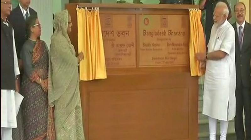 Prime Minister Hasina is also scheduled to visit the Netaji Bhawan in Kolkata, the ancestral home of Netaji Subhas Chandra Bose. (Photo: ANI)