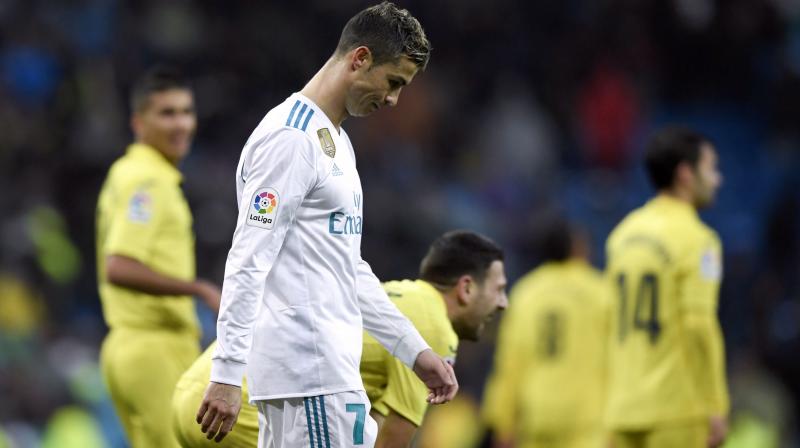 Real fired off nearly 30 shots but their accuracy was wayward, with Cristiano Ronaldo among the worst culprits in front of goal. (Photo: AFP)