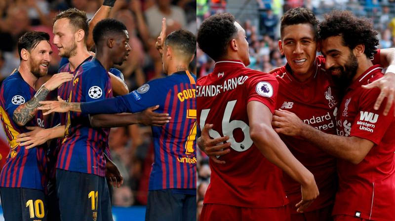 Roberto Firminos last-gasp strike gave Liverpool a 3-2 win over Paris Saint-Germain in a thrilling encounter on the opening night of the UEFA Champions League group stage on Tuesday, after Lionel Messi latest hat-trick handed Barcelona a winning start. (Photo: AFP)