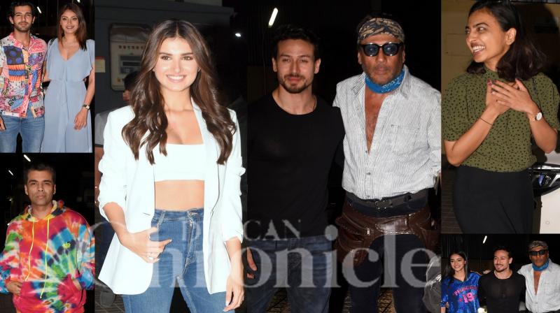SOTY 2 screening: Jackie, Radhika & others watch Tiger-Tara-Ananyas film SOTY 2 screening: Jackie, Radhika & others watch Tiger-Tara-Ananyas film