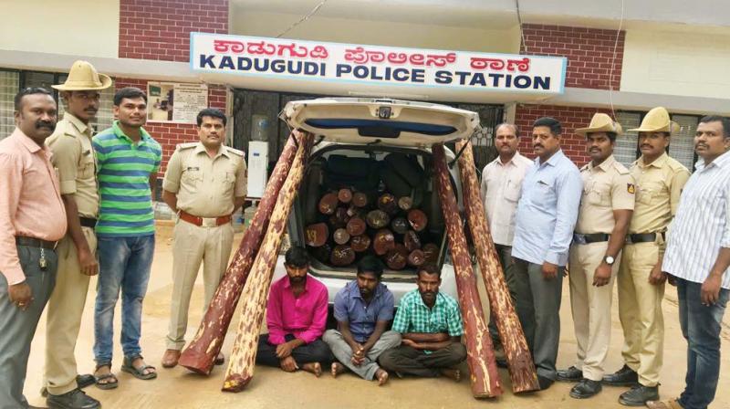 The Kadugodi police who have registered a case are investigating where the accused were involved in similar cases in the past.