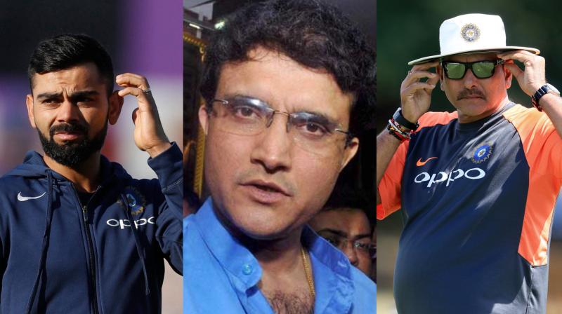 \It is not like football. A lot of current cricket coaches think that they are going to run a cricket team like a football team, but cricket is a captains game and coach has to take a backseat and that is important,\ said Sourav Ganguly. (Photo: AP / PTI)