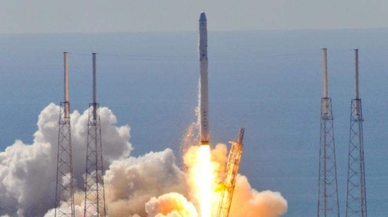 SpaceX is poised for a high stakes launch, after a pair of accidents including an explosion in June 2015 two minutes after liftoff. (Photo: AFP)