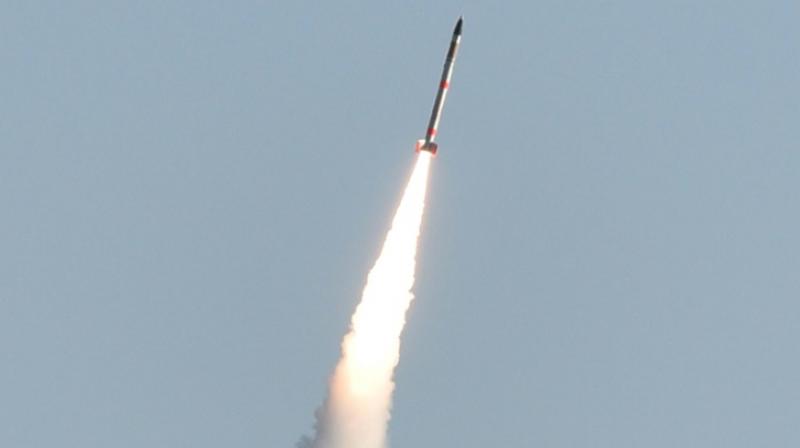 The worlds smallest rocket SS-520 carrying a mini satellite for observation of the Earths surface is launched from the Japan Aerospace Exploration Agencys Uchinoura Space Center in Kagoshima Prefecture, on January 15, 2017.