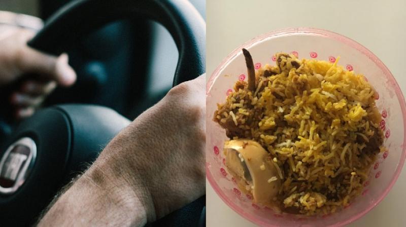 Steven Medway gets a call from the driver from the previous night as Fasal Biryani to deliver the biryani he promised. (Photo: Pixabay/Facebook)