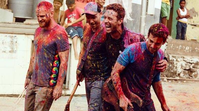 Coldplay band members.