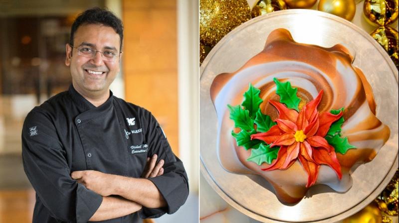 Christmas, says the chef food symbolizes joy and gaiety of the festive season.