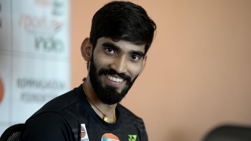 Kidambi Srikanth, Indias top ranked mens player, was the first Indian to reach number one in the world badminton rankings in April but has slumped since his loss to Malaysian great Lee Chong Wei in this years Commonwealth Games final. (Photo: AFP)