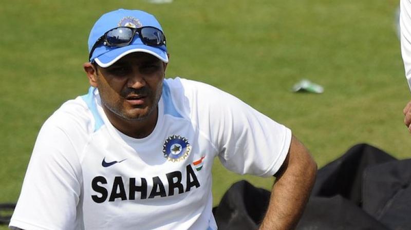 Virender Sehwag got some stick for his tweet, as some fans believed that he may have mistaken the news portal Emirates 24x7 for the Emirates Airlines. (Photo: AFP)