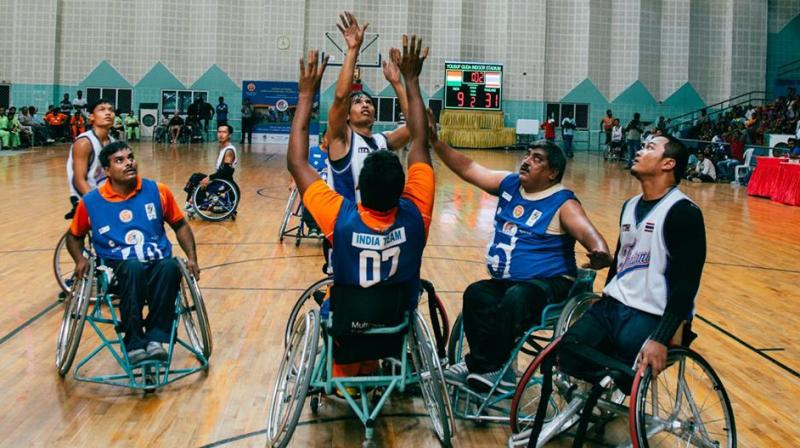A good performance by the Indian wheelchair basketball team will set a precedent for all other para-sport athletes in the country. (Photo: WBFI/ Facebook)