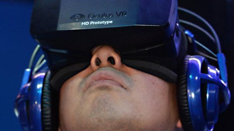 A firm called VR Bangers is bringing VR headsets to clinics (Photo: AFP)