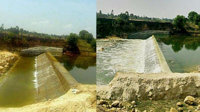 The government has sanctioned Rs 112 crore to construct check dams on streams at 18 places. About 8,650 acres in the two districts are expected come under irrigation.