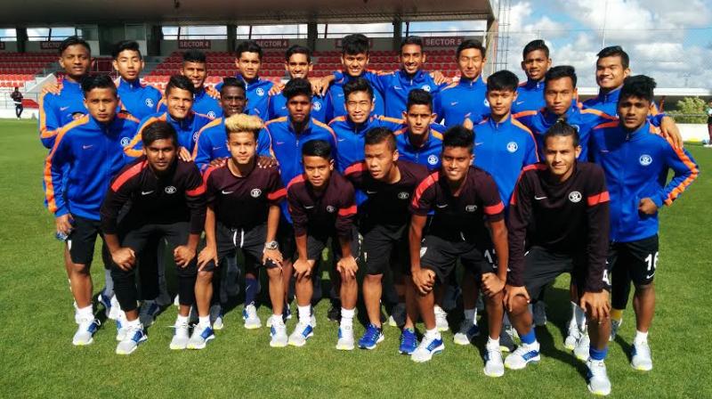 The Indian u-17 football team. (Photo: AIFF Media)