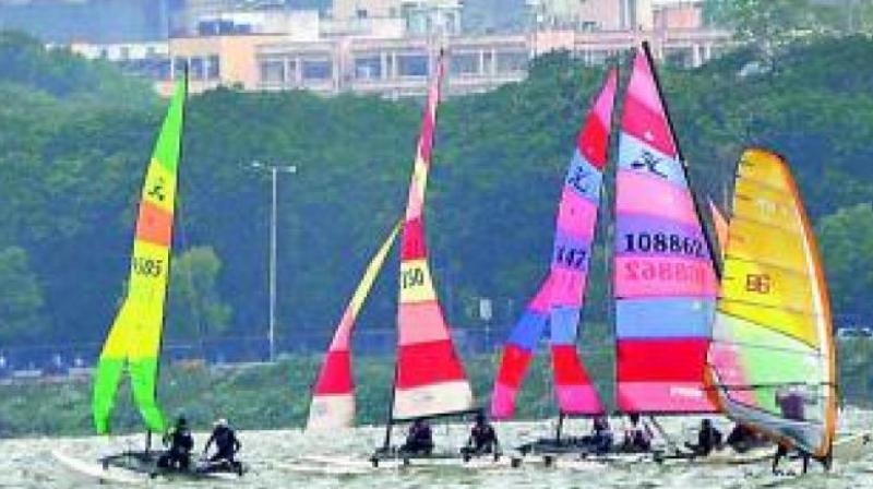 The Hyderabad Sailing Week, Senior Multi Class Championship, which is jointly conducted by the EME Sailing Association, the Secunderabad Club and also the Laser Class Association of India, will commence from July 3 here in the Hussain Sagar Lake.