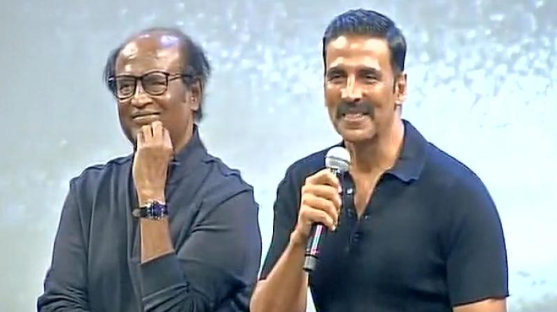Asked about how Rajinikanth will fair as a political leader, Akshay Kumar said in a media interaction, I am sure he is going to be very good. Obviously, he will be good (at it). (Photo: ANI | Twitter)