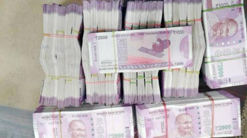 On checking the boxes, the sleuths found several bundles of cash in Rs 2,000, Rs 500, Rs 200 and Rs 100 denomination. (Representational Images)