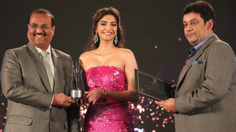 A gladdened Sonam said that she was honoured to have been awarded.