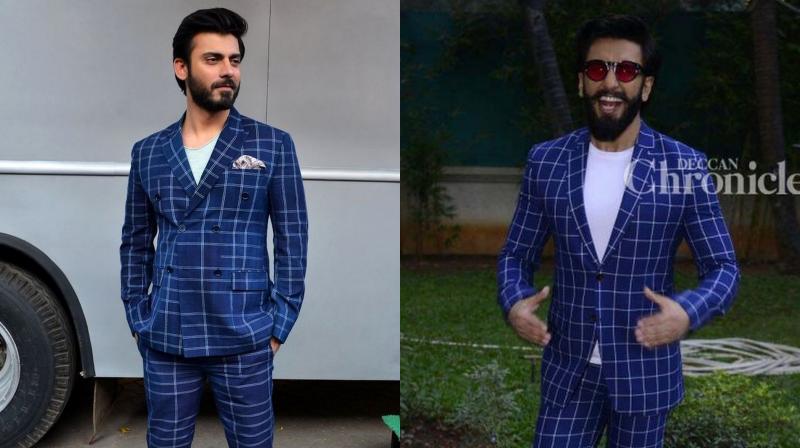 Ranveer Singh or Fawad Khan: Who donned the striped blue blazer better?