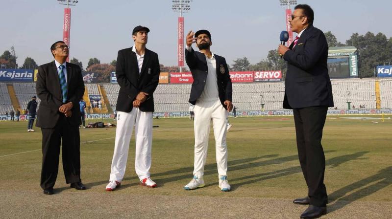 The fourth Test between India and England is scheduled to get underway on Thursday, in Mumbai. (Photo: BCCI)