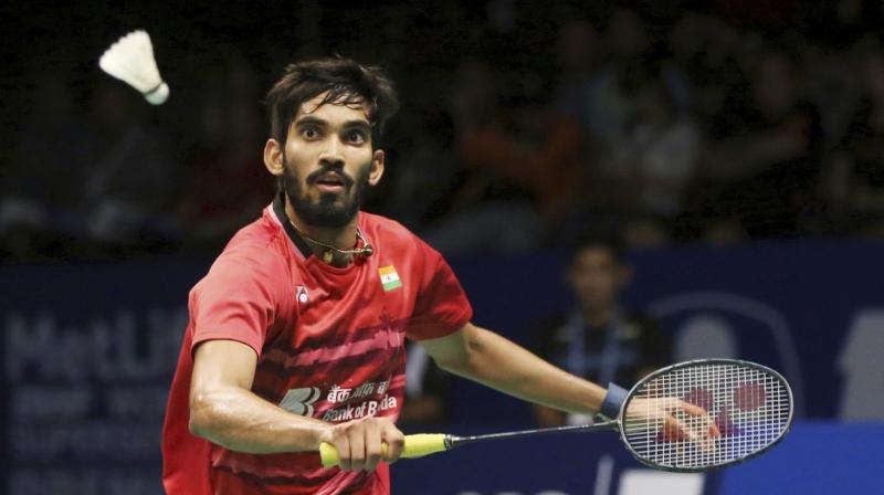 Kidambi Srikanth improved a rung to be at the 4th position, while promising Indian shuttler Lakshya Sen entered the World top 100 after jumping 19 places to reach the 89th spot in the latest BWF ranking on Thursday.(Photo: PTI)