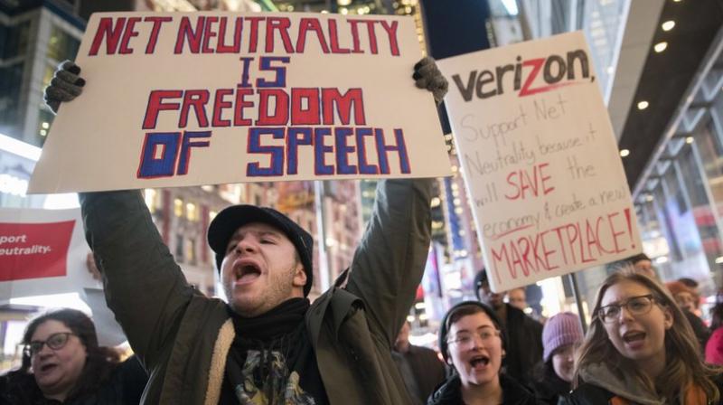 Net-neutrality rules bar cable and phone companies from favouring certain websites and apps  such as their own services  and give the FCC more oversight over privacy and the activities of telecom companies. (Photo: AP)