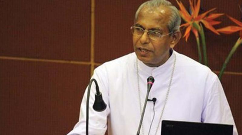 Thrissur Arch Bishop Andrews Thazhath speaks during media day event of diocese on Sunday.