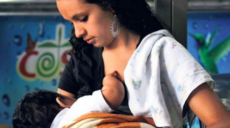 WHO recommends that women exclusively breastfeed for the first six months of their babys life. (Photo: AFP)