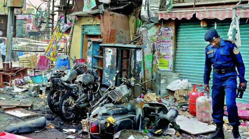18 people were killed and 131 injured in two deadly explosions in Dilsukhnagar, a crowded shopping area in the city, on February 21, 2013. (Photo: file)