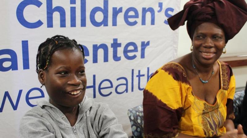 anet Sylva, left, and her mother, Philomena, smile during a press conference at Cohen Childrens Medical Center in New Hyde Park, N.Y., on Thursday, March 9, 2017. (Photo: AP)