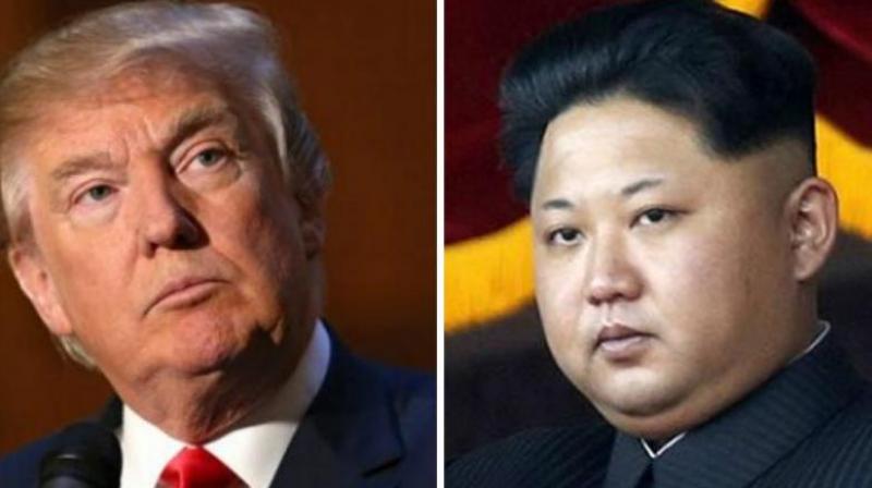 US President Donald Trump on Tuesday warned Kim Jong-Un that he possessed a nuclear button that is much bigger and more powerful than that of the North Korean leader. (Photo: AFP)