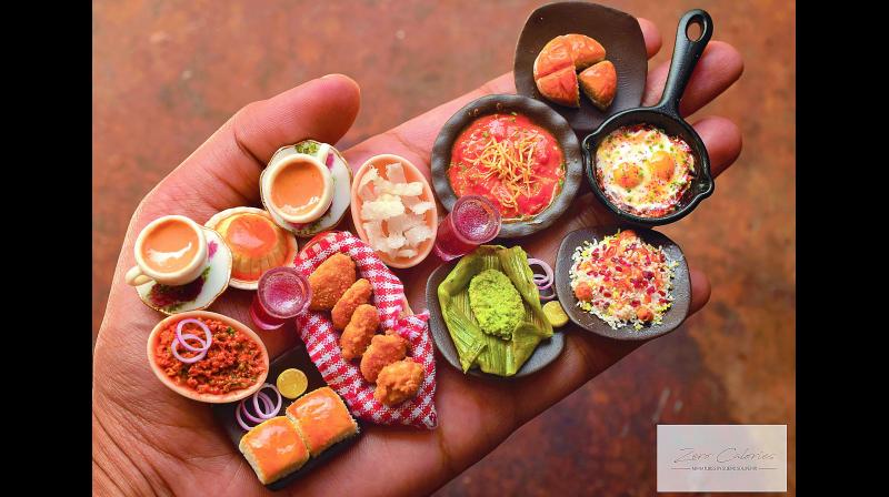 Shilpa has channelled her love for art and food to create the most appetising mini sculptures.