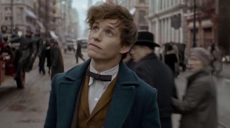 Eddie Redmayne in a still from Fantastic Beasts and Where to Find Them.