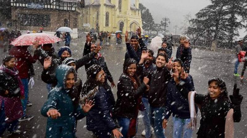 Winter Wonderland: Shimla sees snowfall on Christmas after 25 years