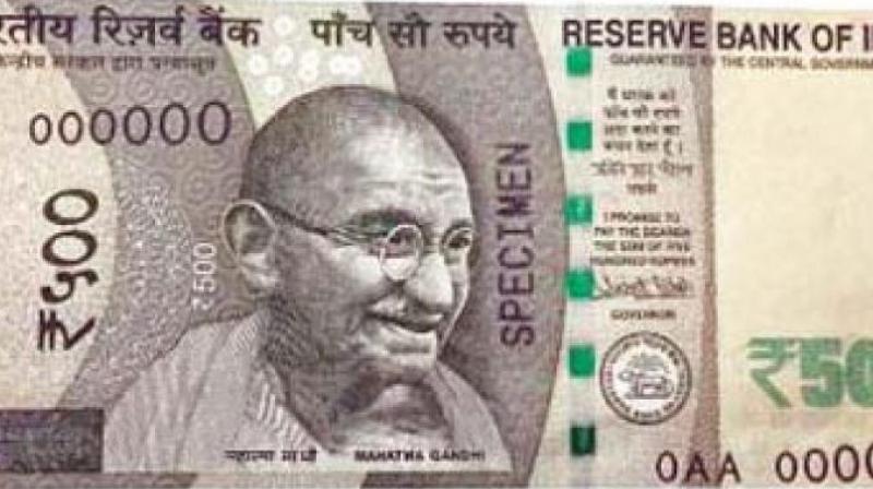 A new note of Rs 500. (Photo: File)