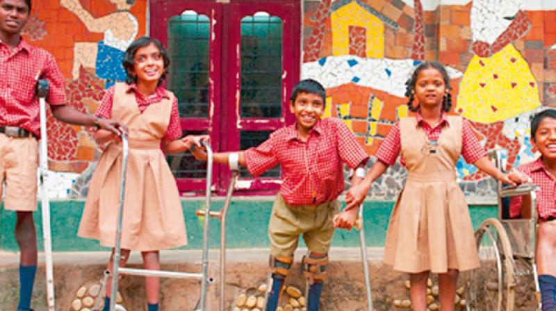 According to the Right of Children to Free and Compulsory Education Act, 2009, special children with mental or physical disabilities come under disadvantaged sections and should be given preference over other students.